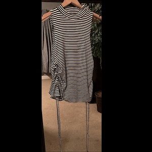 3 for$15 Glitz NWOT Striped Sleeveless Turtleneck
